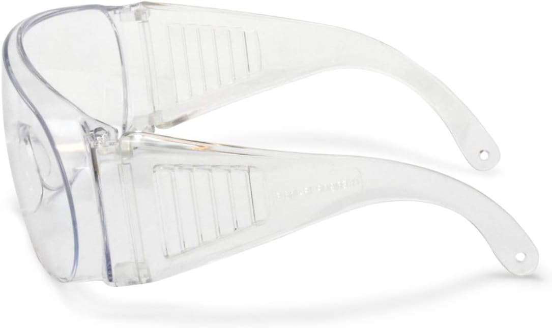 HARD LENS WITH CLEAR FRAME SAFETY EYEWEAR