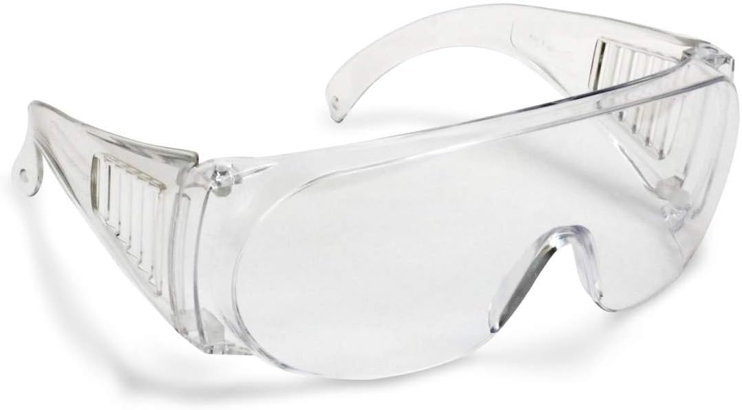 HARD LENS WITH CLEAR FRAME SAFETY EYEWEAR