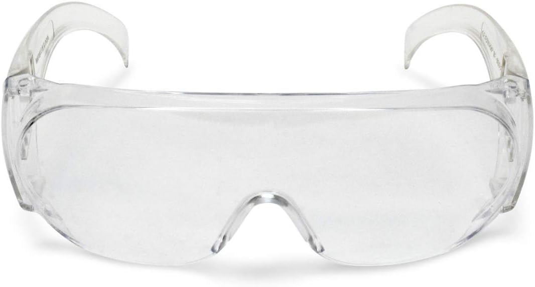 HARD LENS WITH CLEAR FRAME SAFETY EYEWEAR