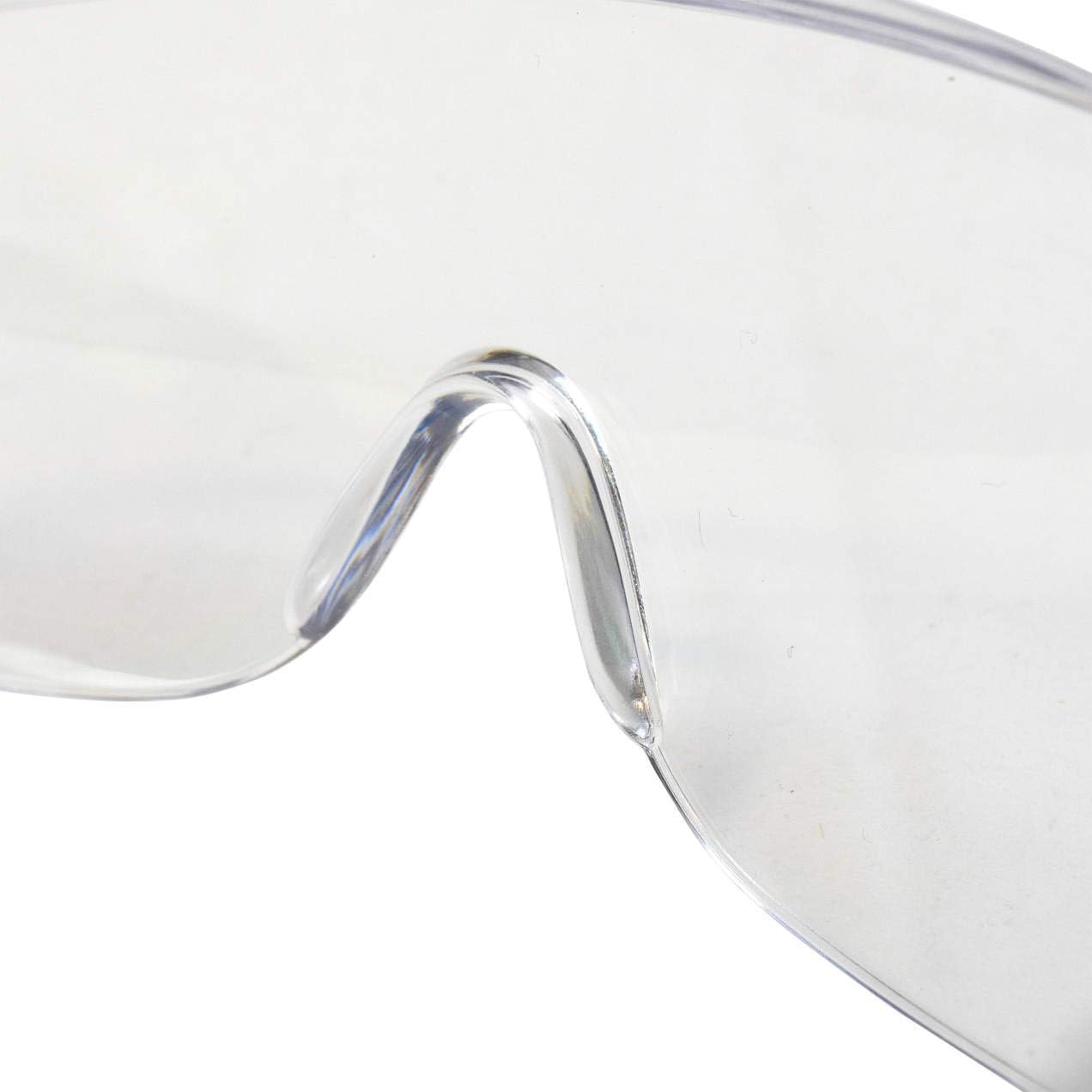 HARD LENS WITH CLEAR FRAME SAFETY EYEWEAR
