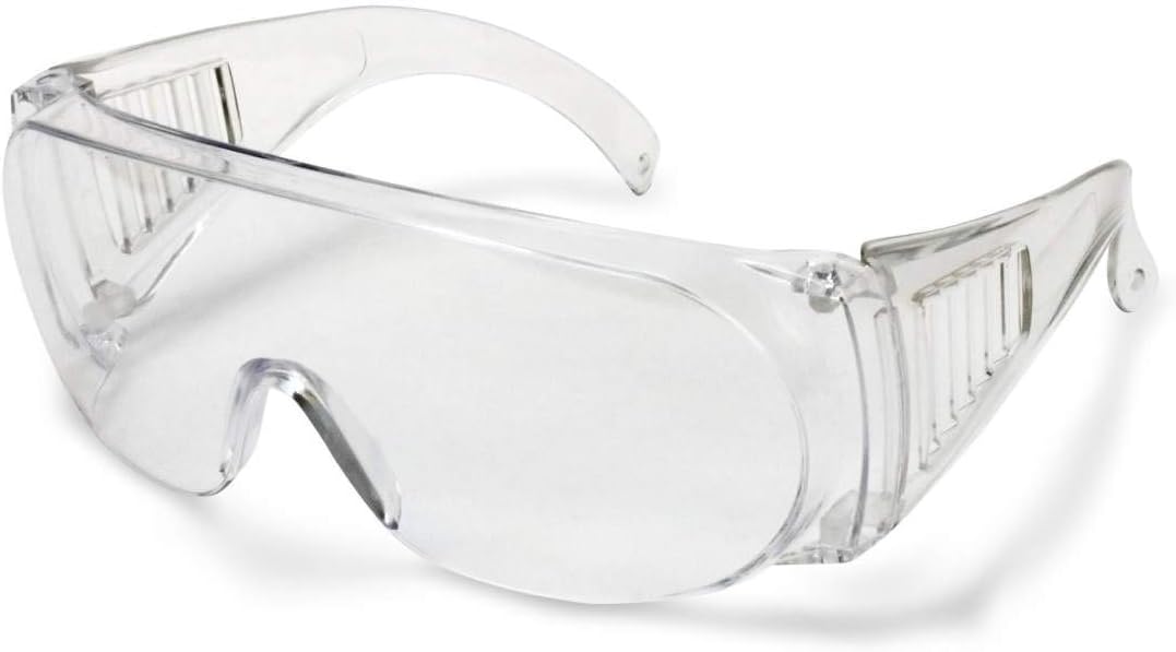 HARD LENS WITH CLEAR FRAME SAFETY EYEWEAR