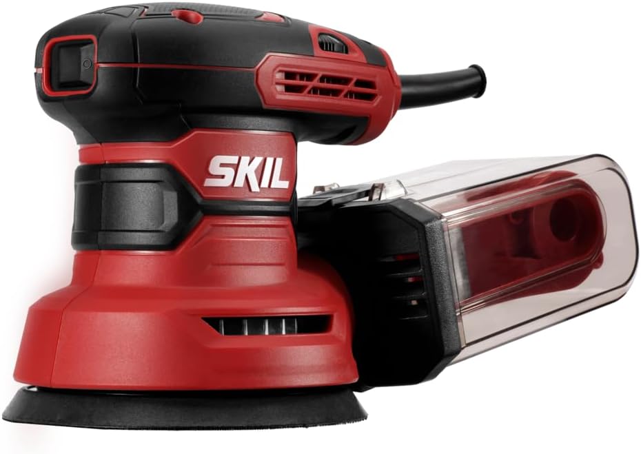 5" CORDED RANDOM ORBITAL SANDER WITH SANDPAPER