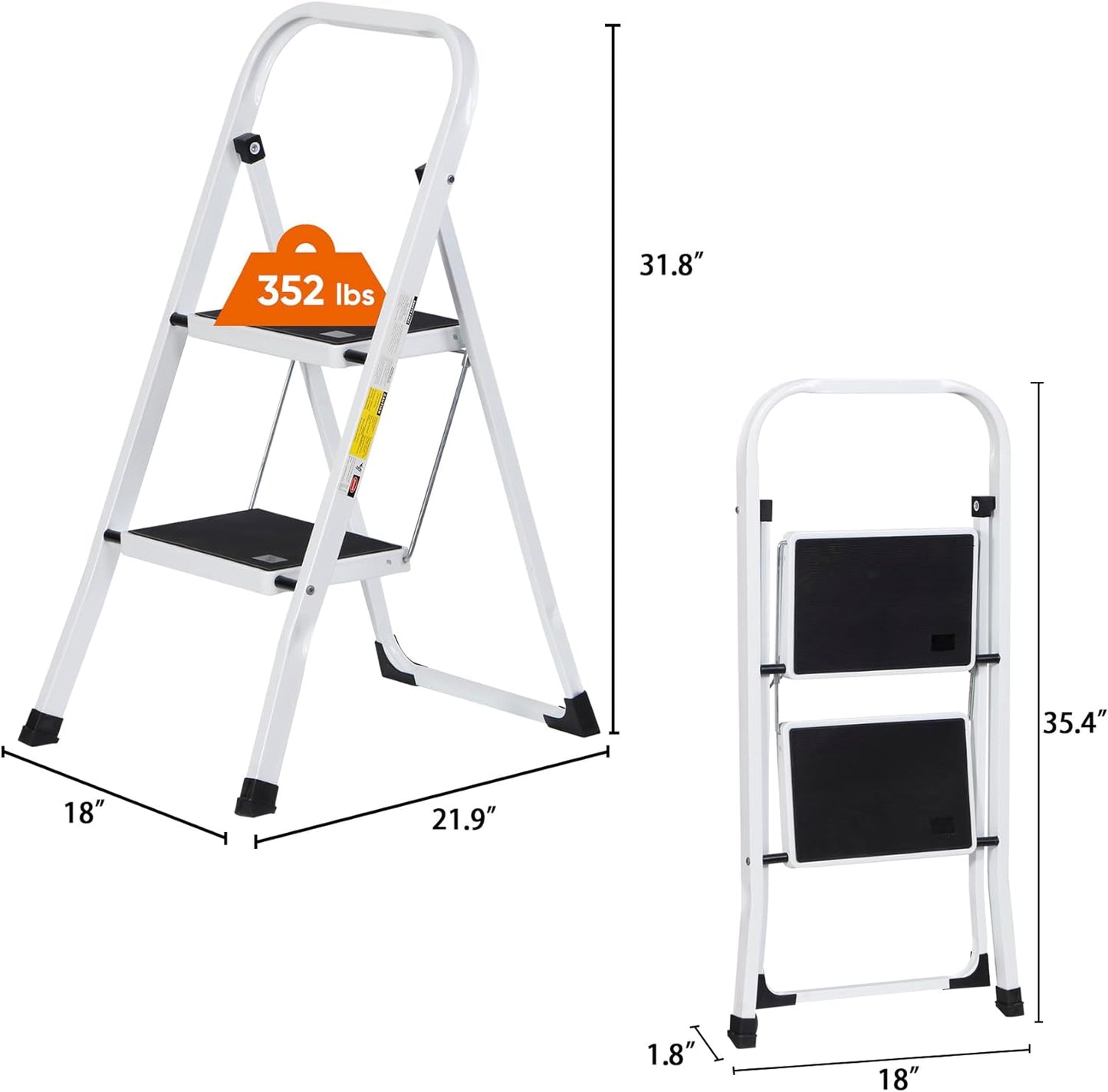 ANTI-SLIP STEEL LADDER
