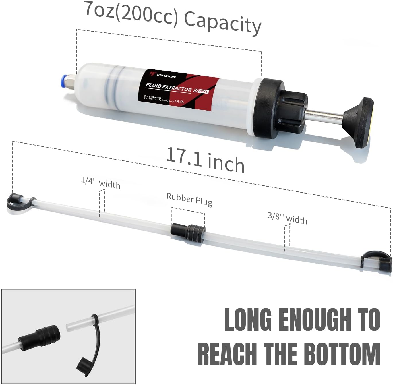 FLUID EXTRACTOR PUMP WITH HOSE