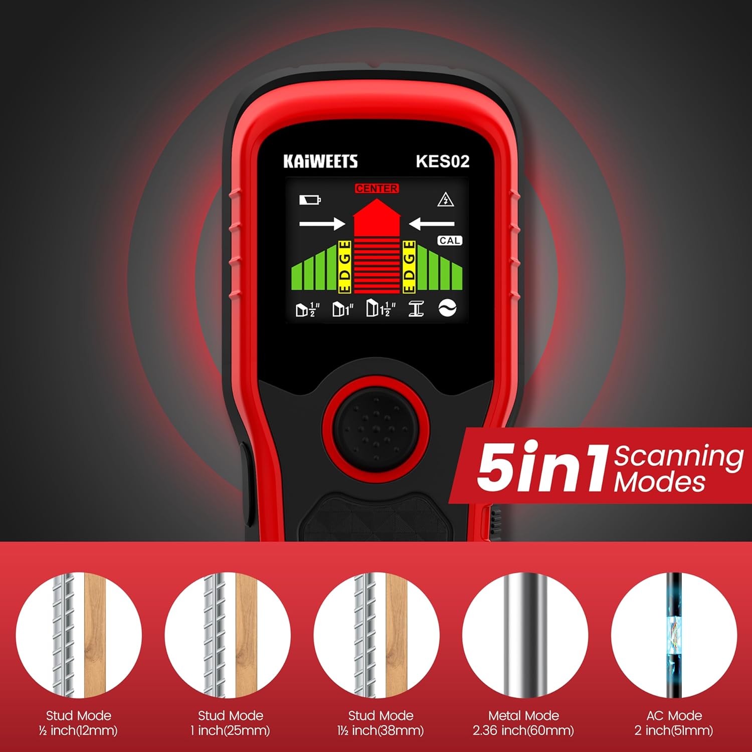 5-IN-1 ELECTRONIC STUD FINDER