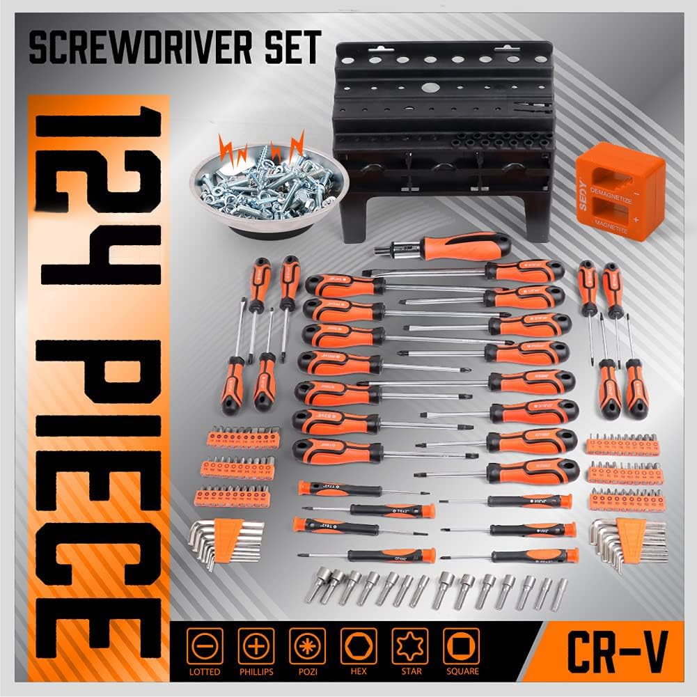 124-PIECE SCREWDRIVER SET