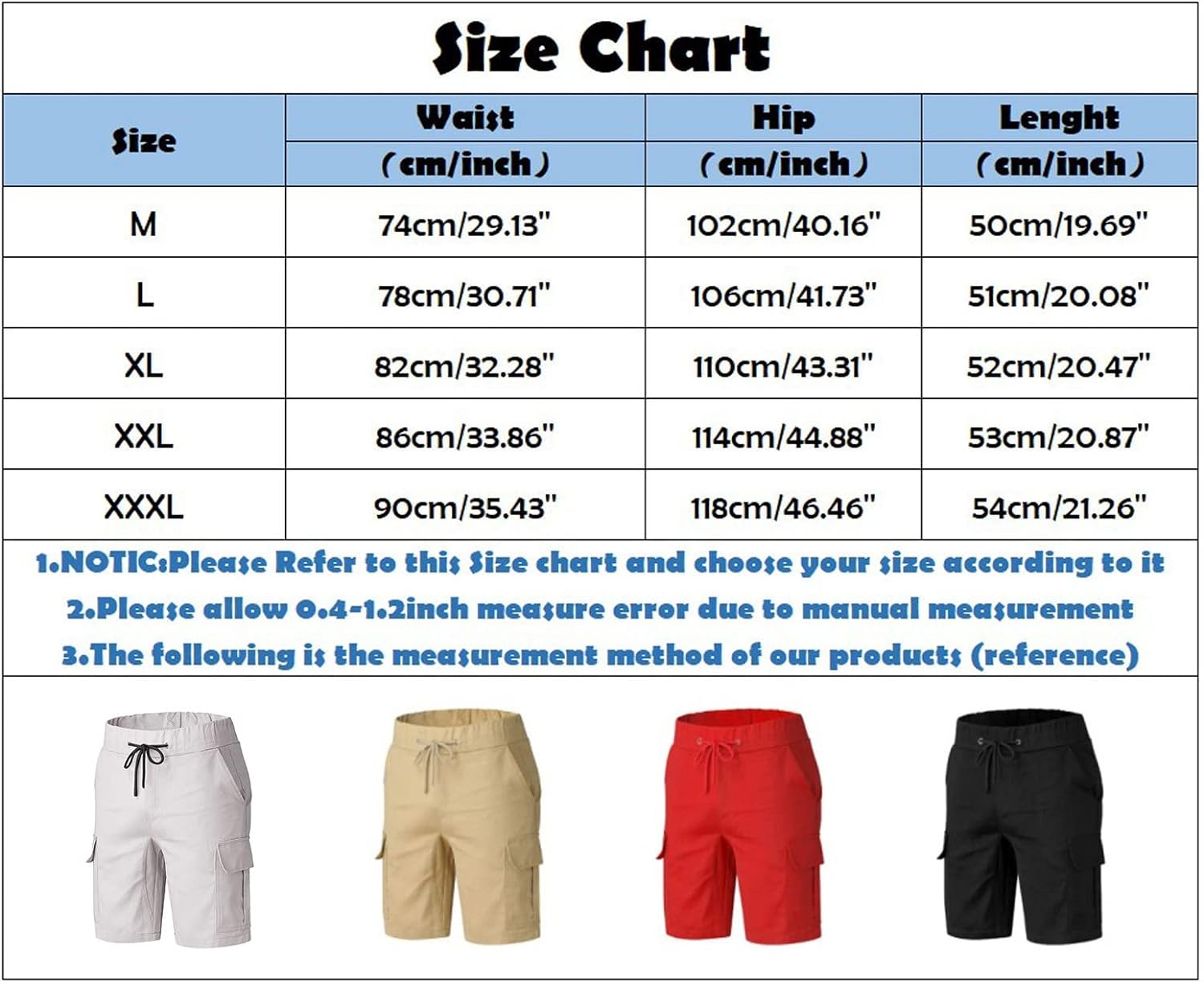 DRAWSTRING CARGO SHORTS WITH MULTI-POCKETS