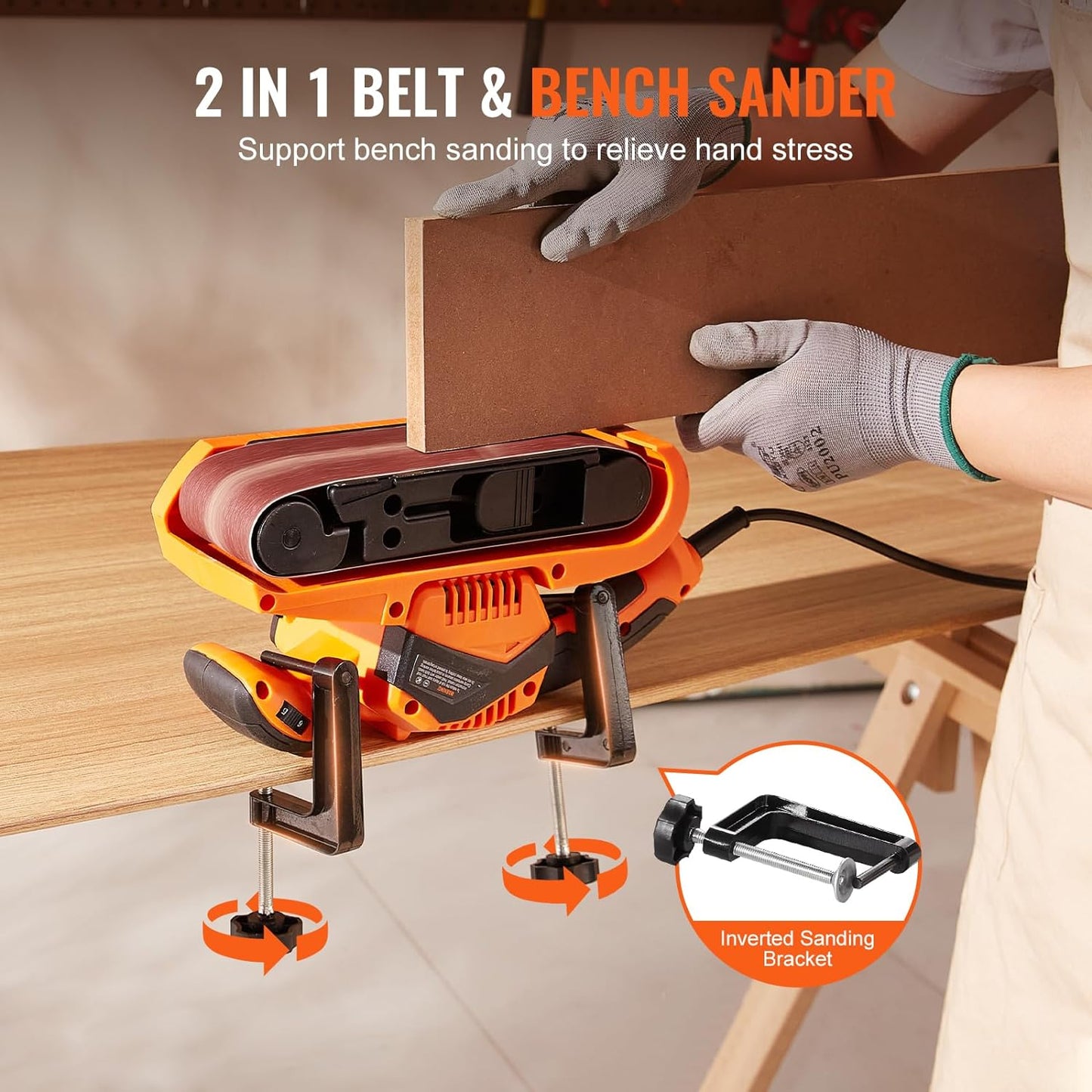 7-AMP 6-SPEED BELT SANDER KIT