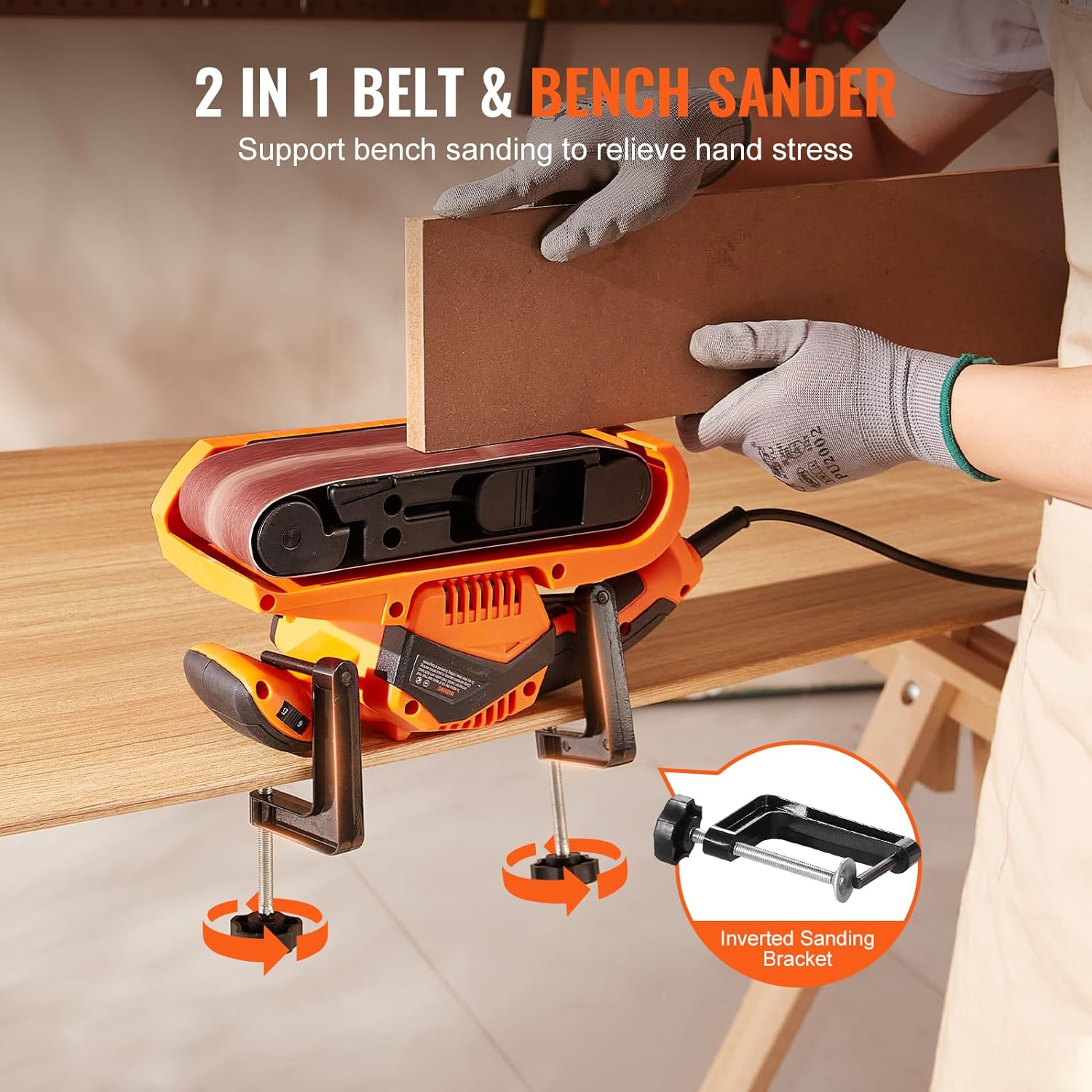 7-AMP 6-SPEED BELT SANDER KIT