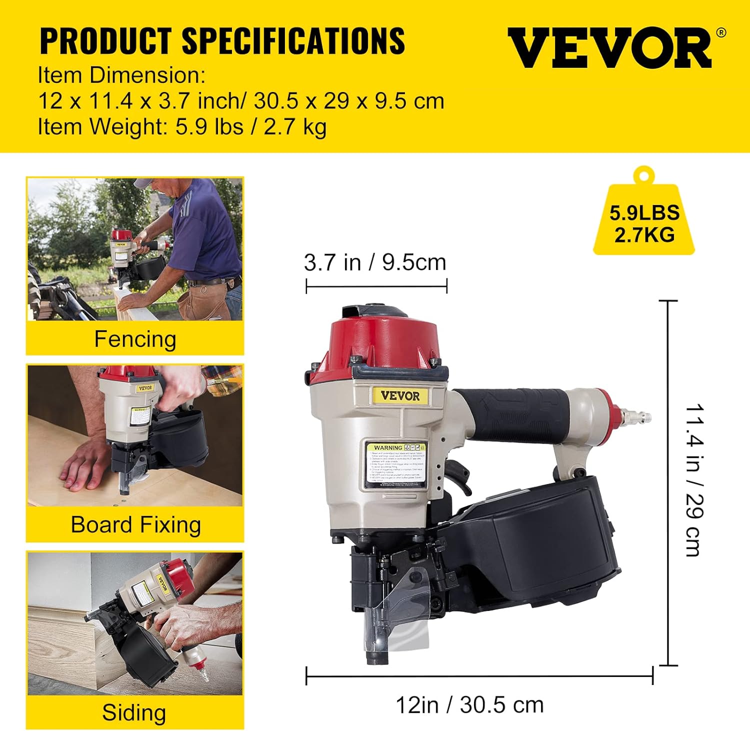COIL SIDING NAILER 1" TO 2-1/4-INCH