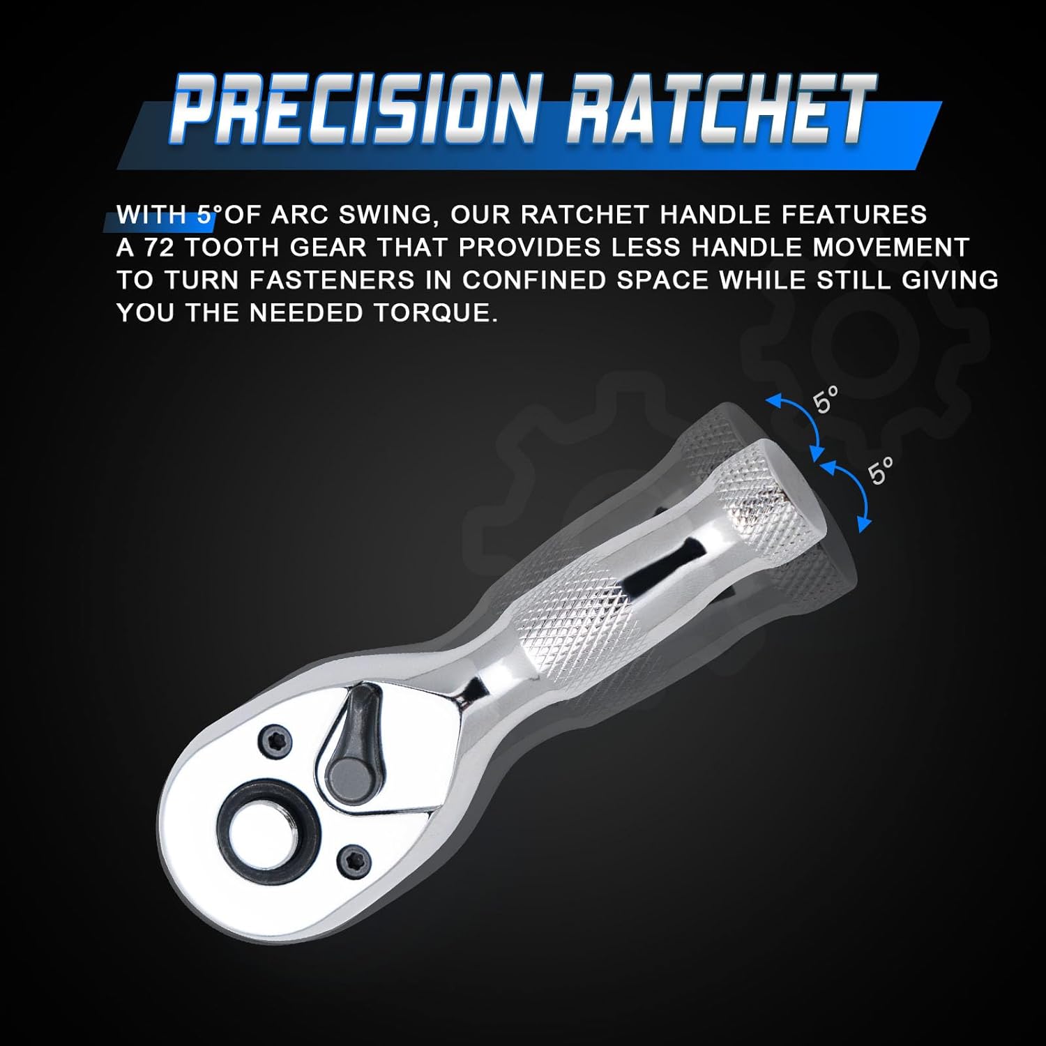1/4 INCH QUICK RELEASE MINI RATCHET WRENCH