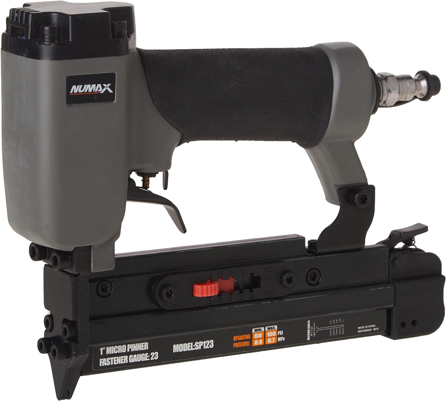 PNEUMATIC 23-GAUGE 1" PIN NAILER