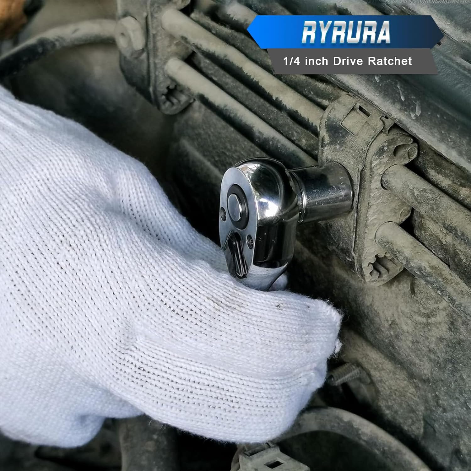 1/4 INCH QUICK RELEASE MINI RATCHET WRENCH