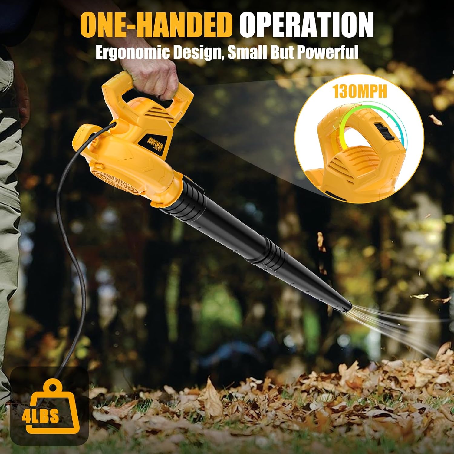 130MPH ELECTRIC LEAF BLOWER