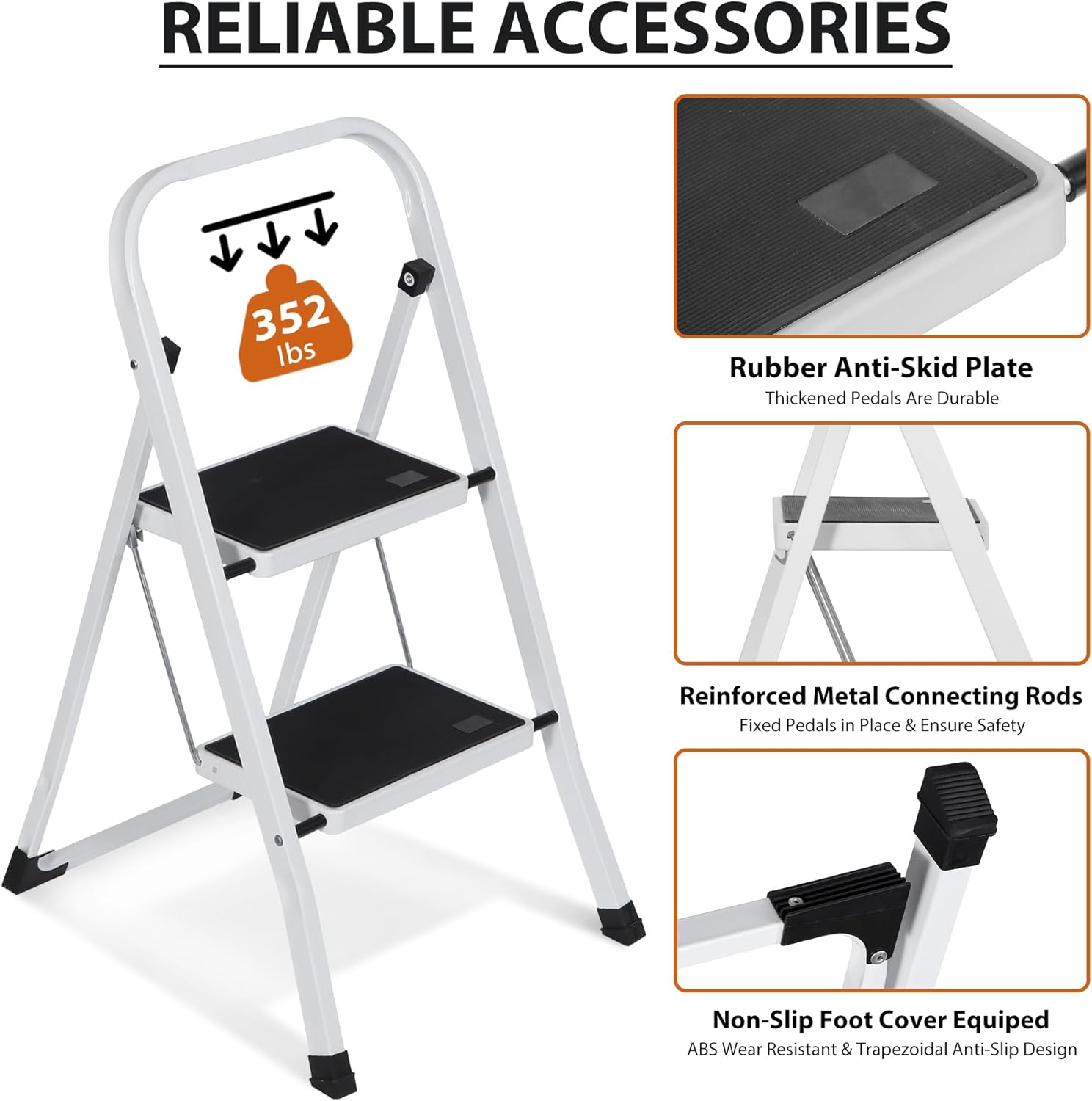 ANTI-SLIP STEEL LADDER