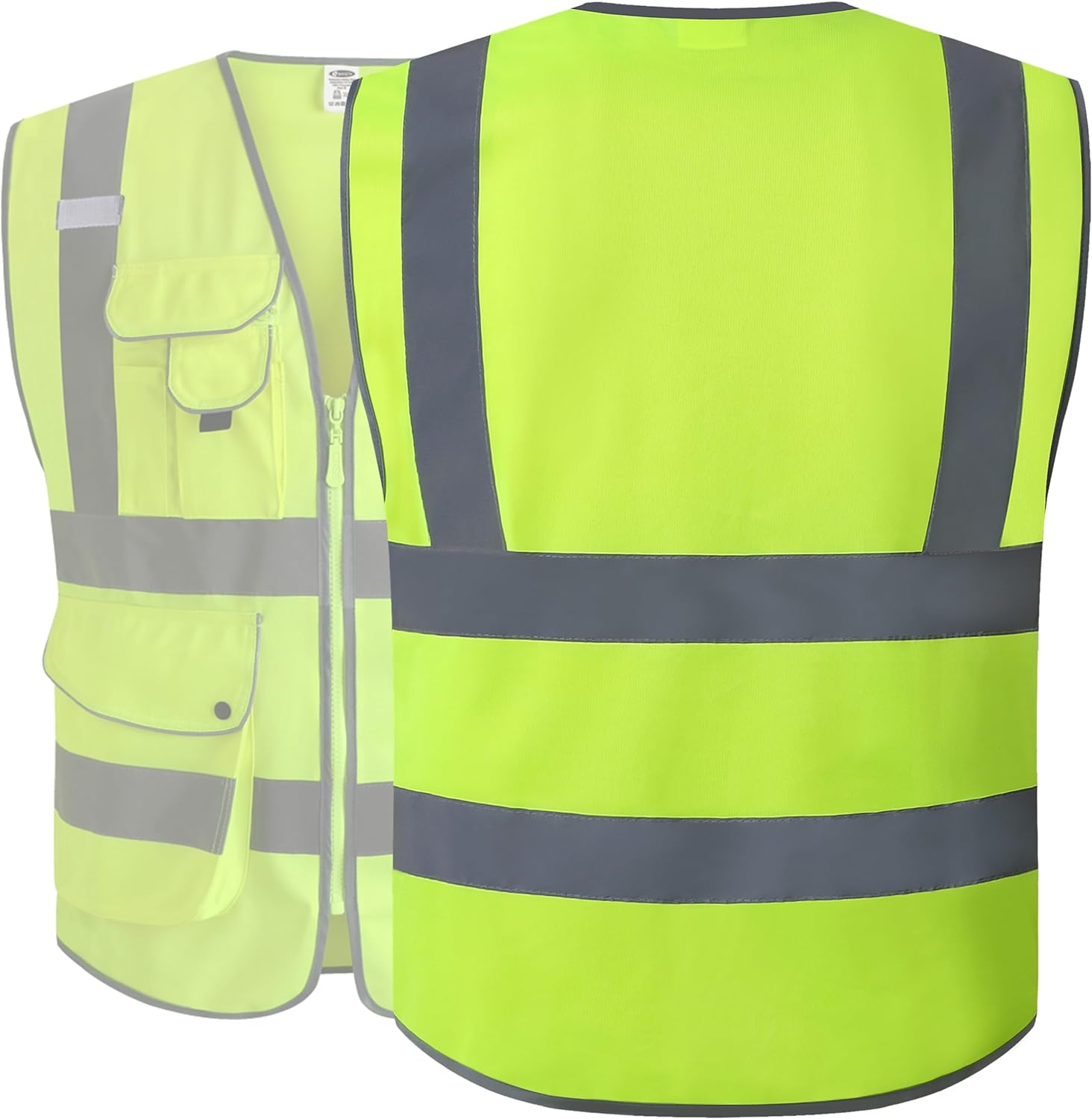 9 POCKET CLASS 2 HIGH VISIBILITY SAFETY VEST