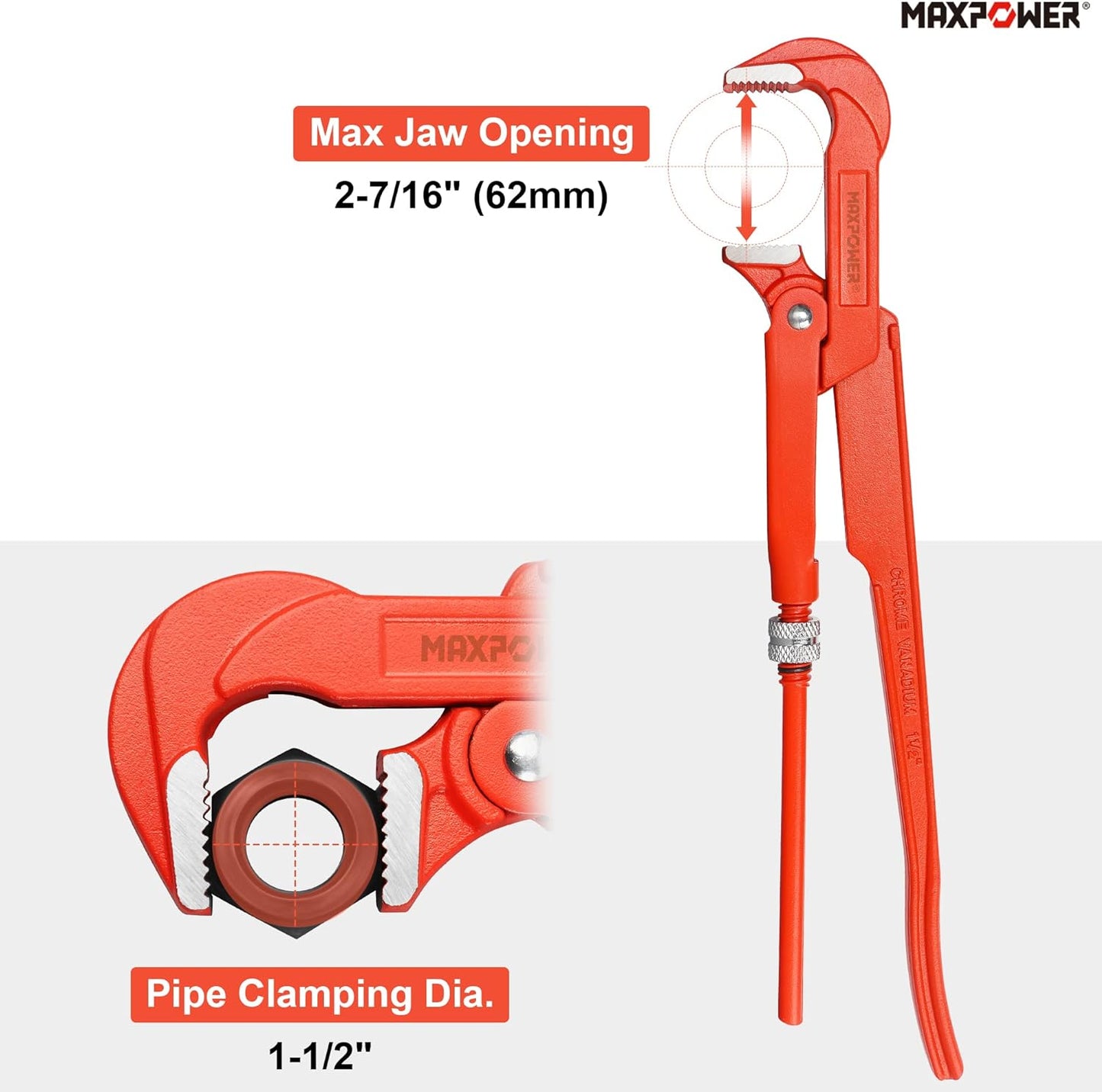 SWEDISH PIPE WRENCH 15 INCH