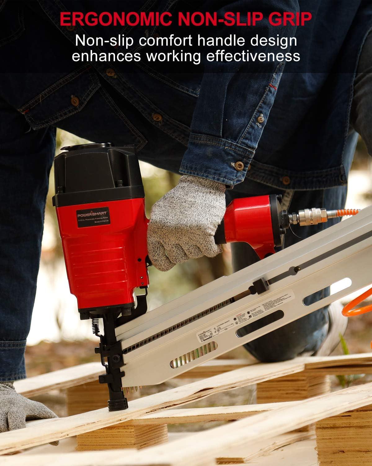 2" TO 3-1/2"  FRAMING NAILER