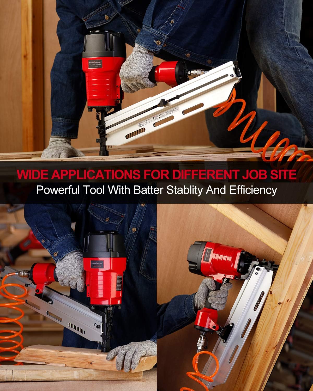 2" TO 3-1/2"  FRAMING NAILER