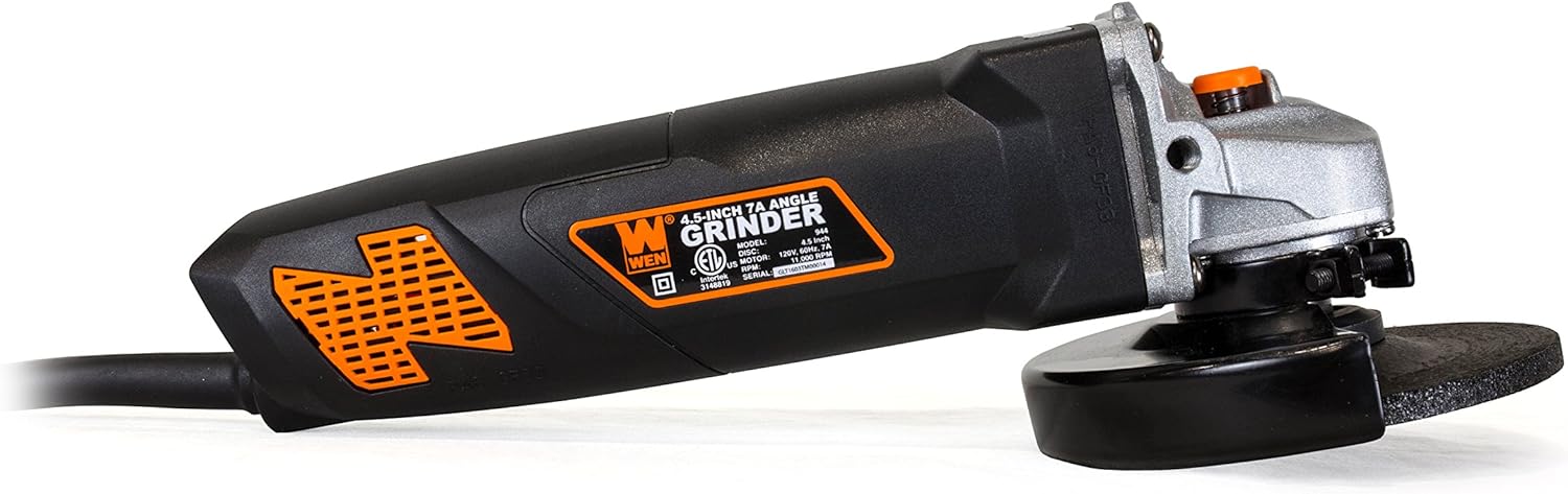 7-AMP CORDED ANGLE GRINDER 4-1/2 INCH