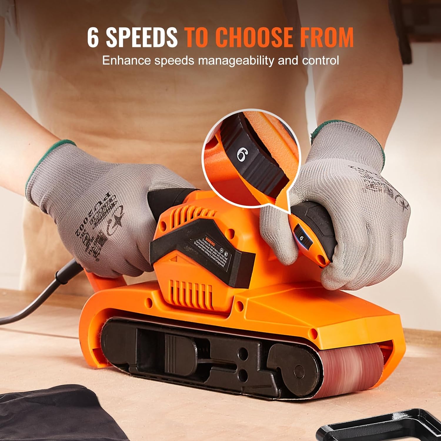 7-AMP 6-SPEED BELT SANDER KIT