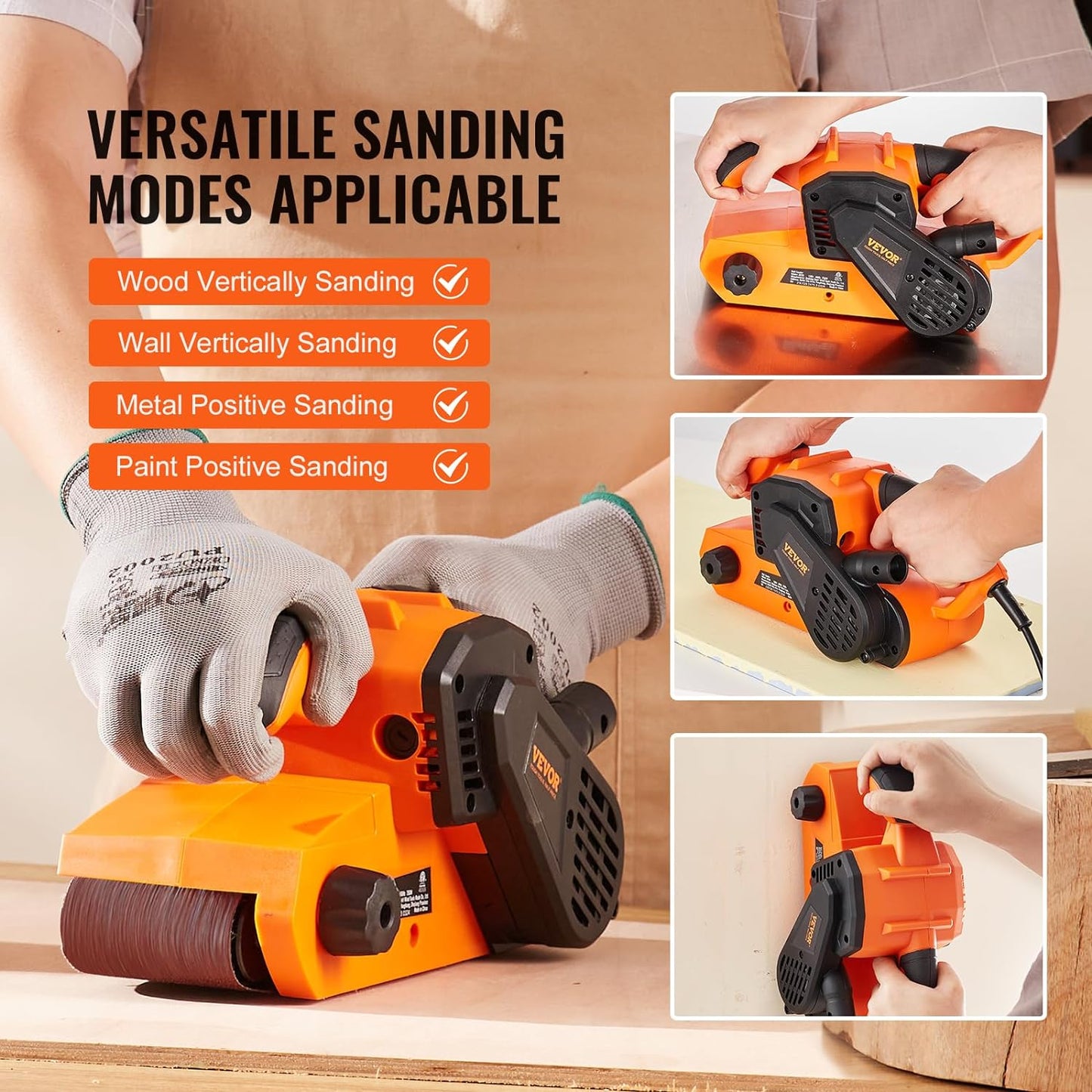 7-AMP 6-SPEED BELT SANDER KIT