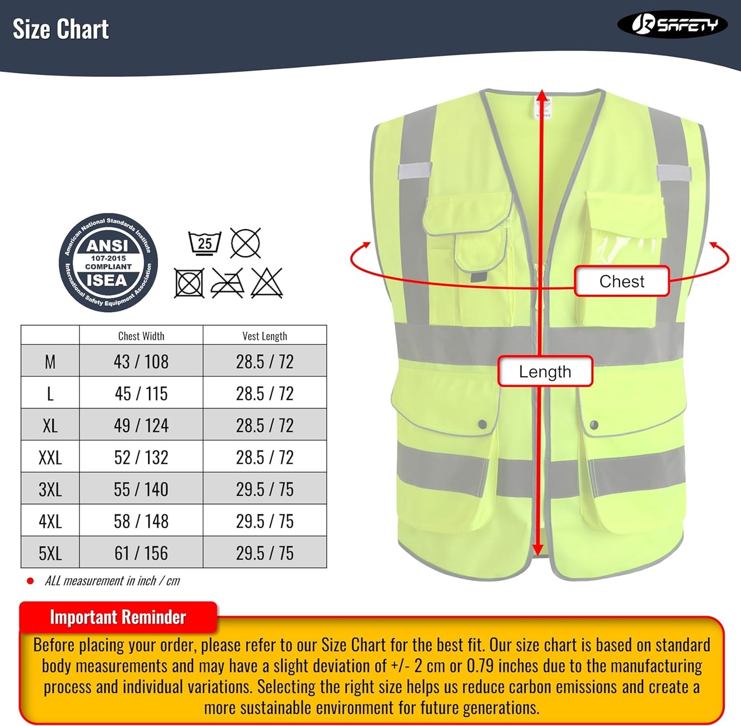 9 POCKET CLASS 2 HIGH VISIBILITY SAFETY VEST