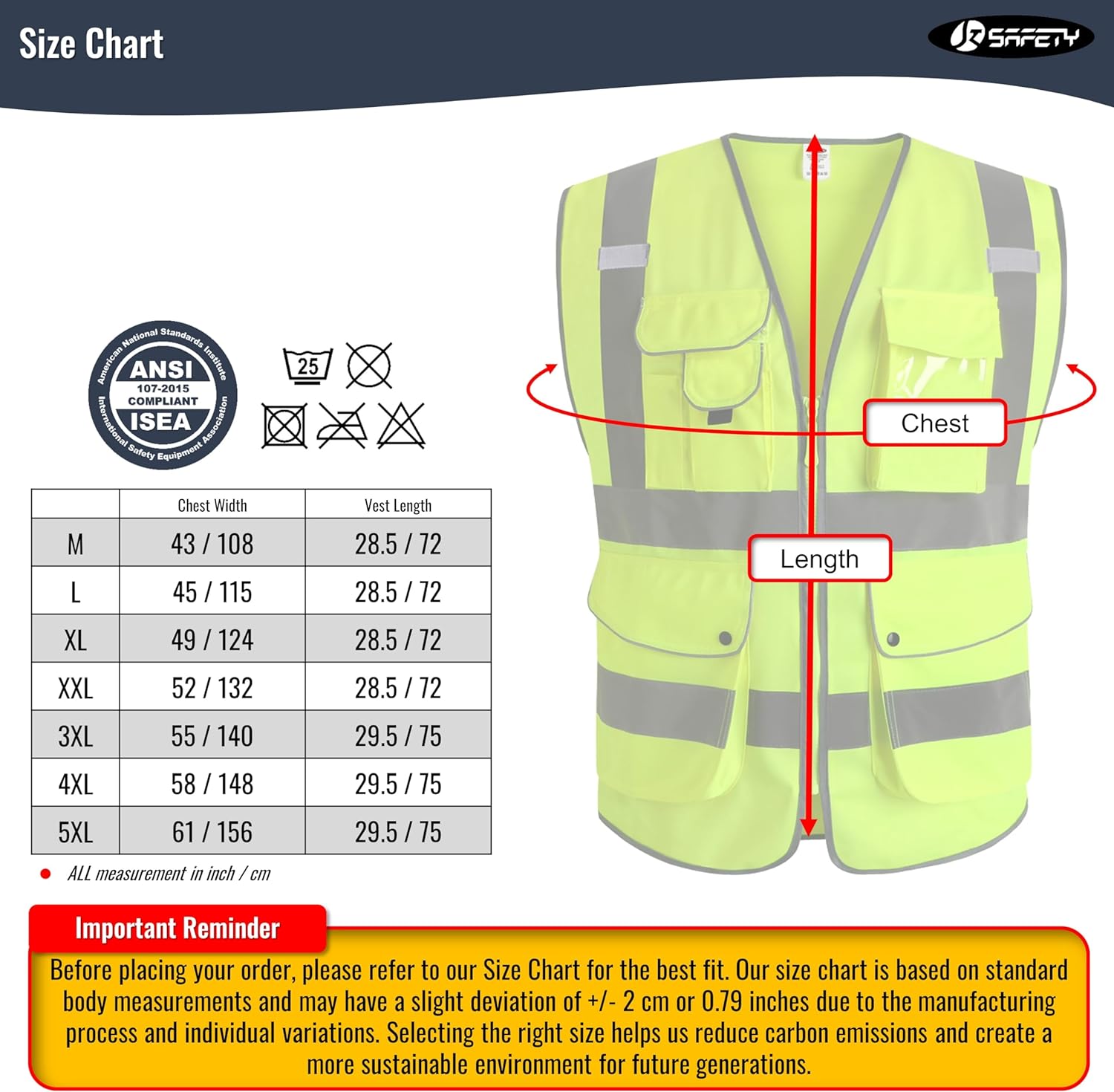 9 POCKET CLASS 2 HIGH VISIBILITY SAFETY VEST