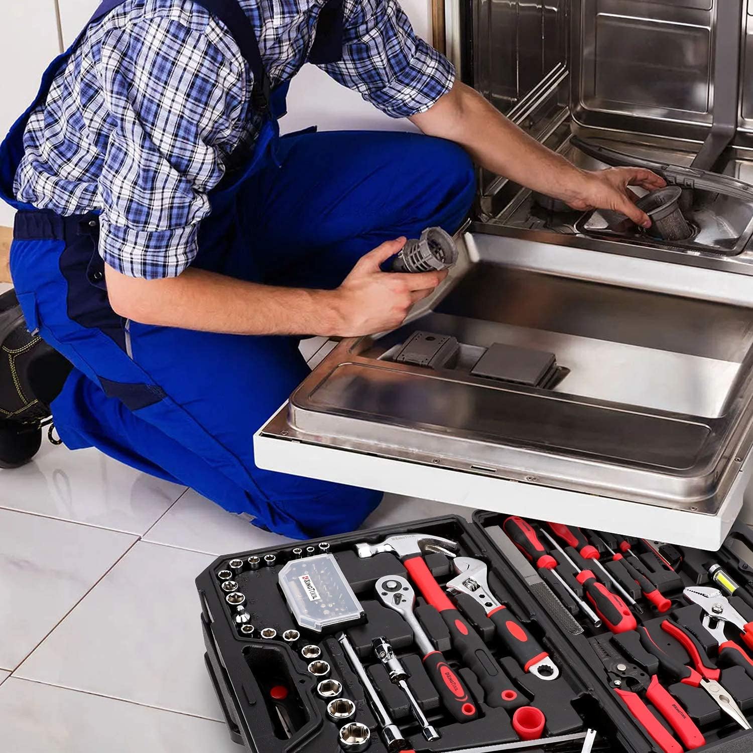 325 PIECE TOOL KIT WITH TOOL BOX