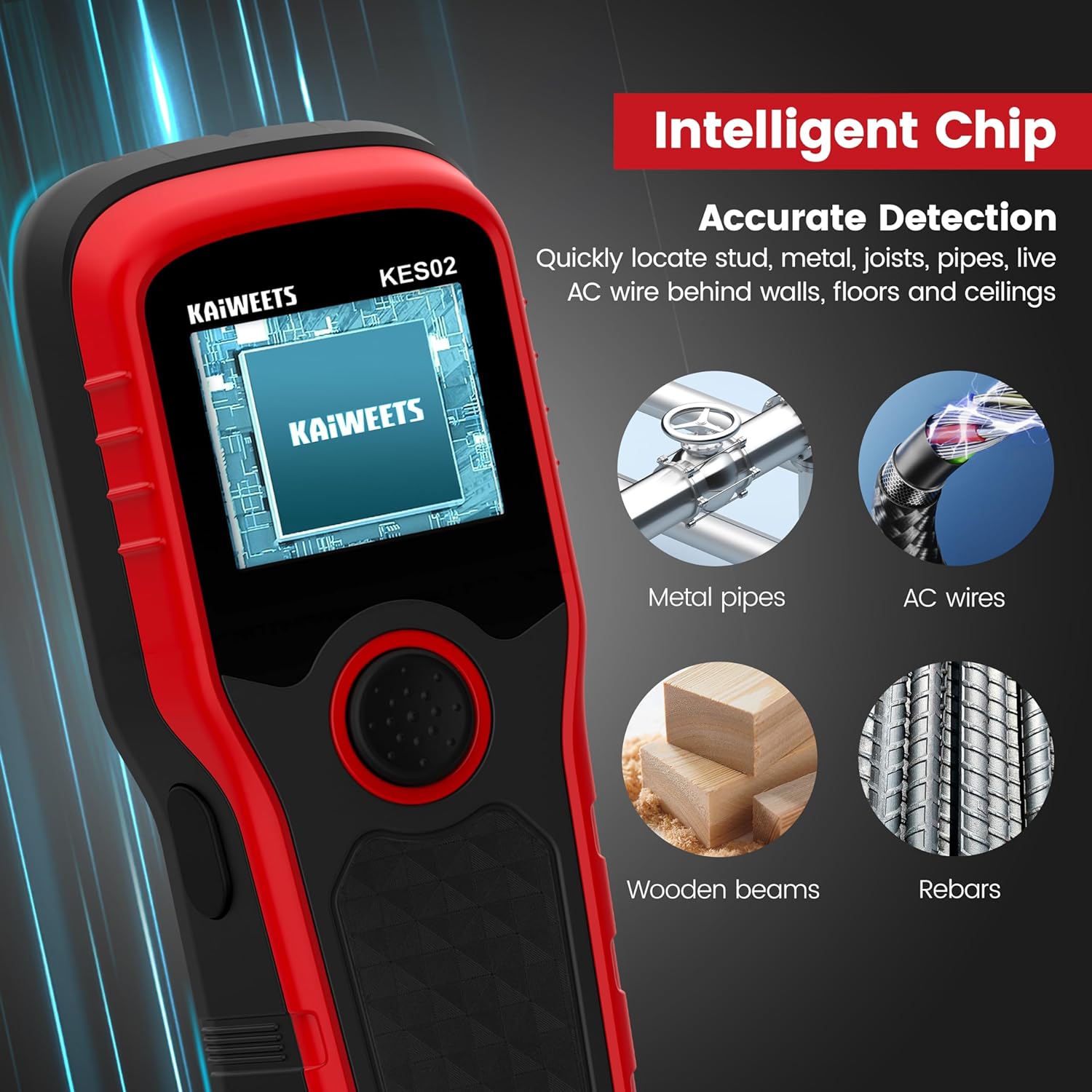 5-IN-1 ELECTRONIC STUD FINDER