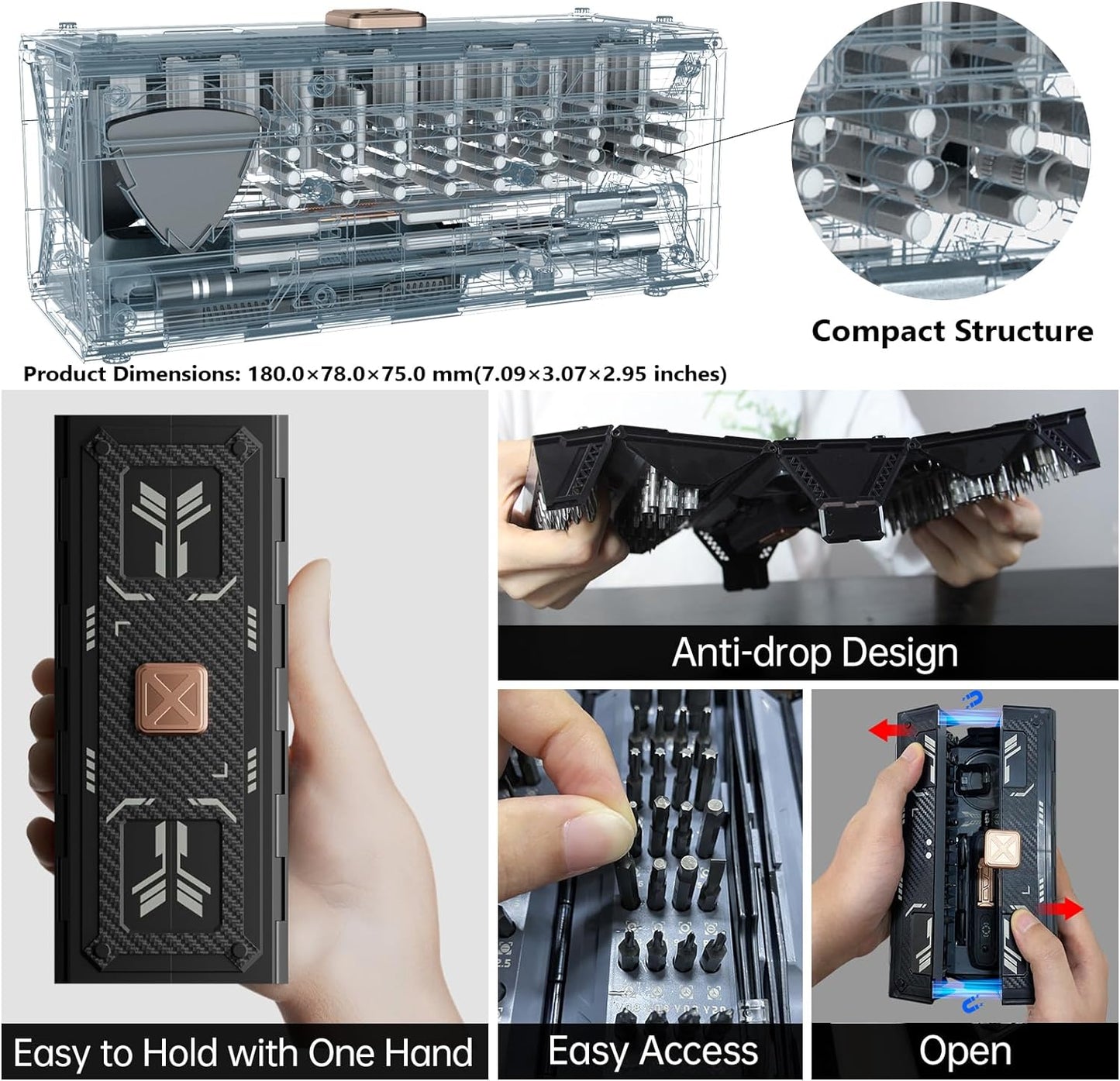 180-IN-1 MULTIFUCTIONAL SCREWDRIVER SET