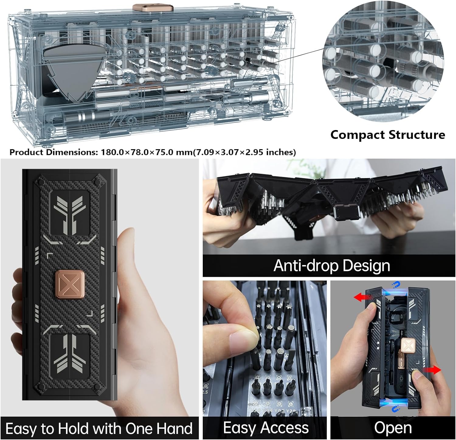 180-IN-1 MULTIFUCTIONAL SCREWDRIVER SET