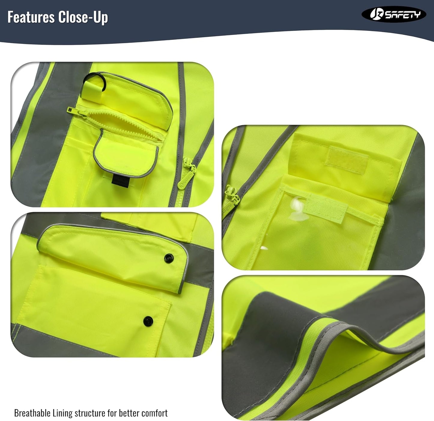 9 POCKET CLASS 2 HIGH VISIBILITY SAFETY VEST