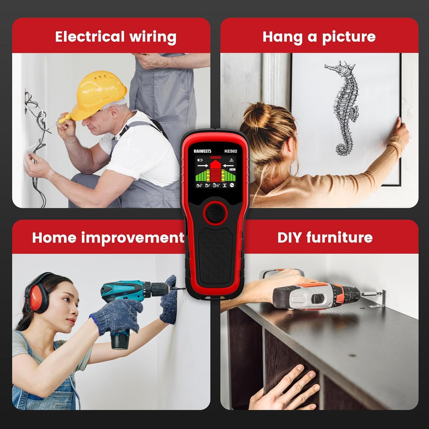 5-IN-1 ELECTRONIC STUD FINDER