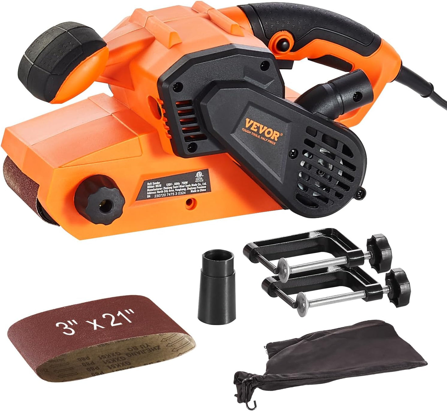 7-AMP 6-SPEED BELT SANDER KIT