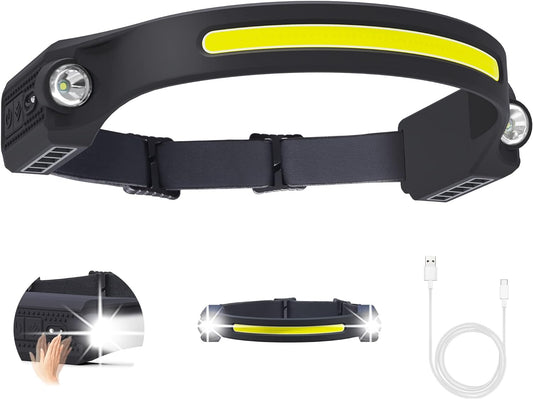 WATERPROOF LED RECHARGEABLE HEADLAMP