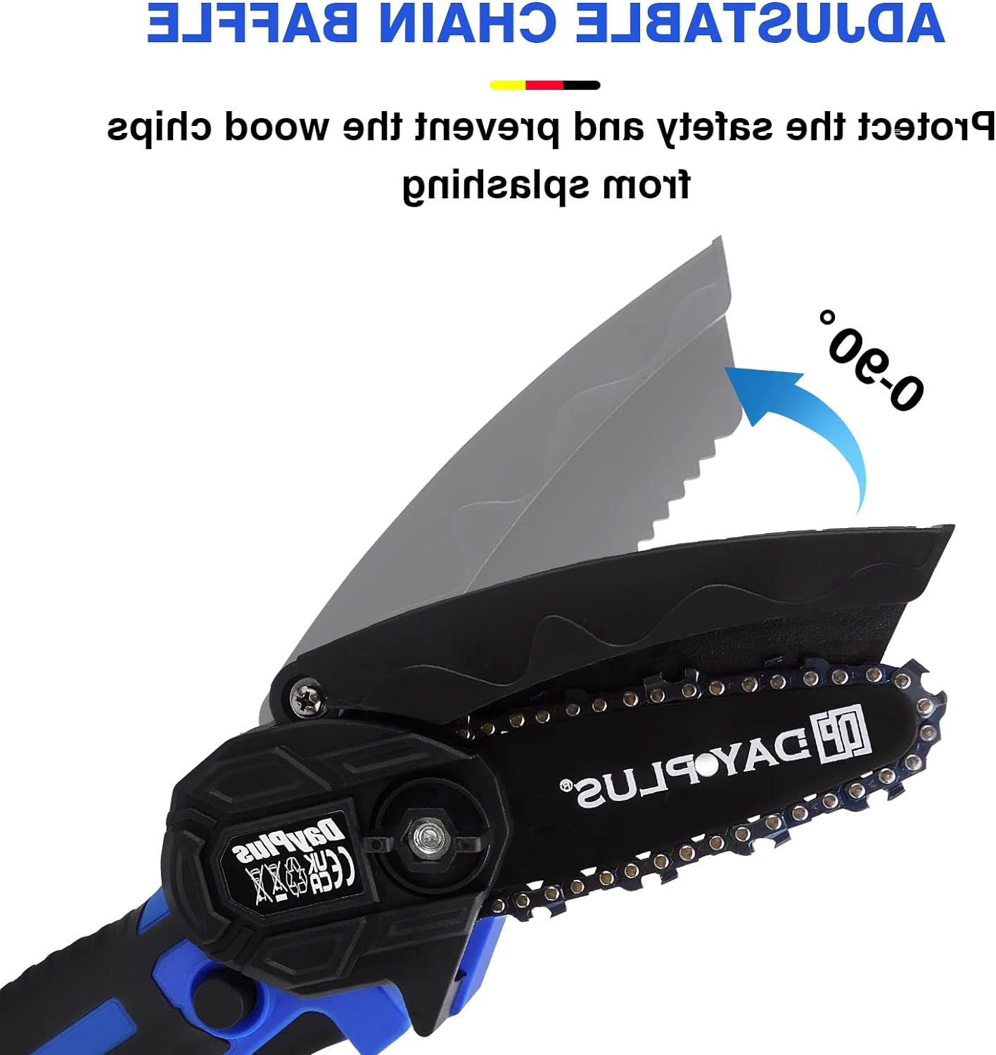 4 INCH BRUSHLESS CHAINSAW AND PRUNING SAW WITH BATTERY AND CHARGER