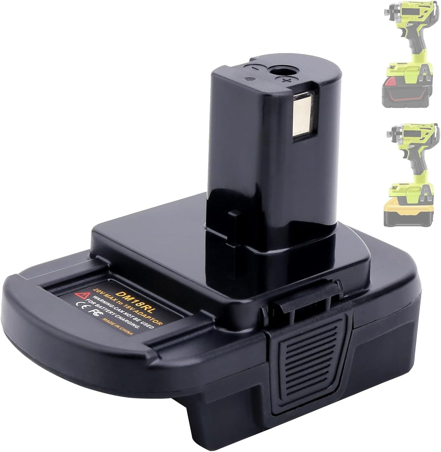 BATTERY ADAPTER CONVERTER RYOBI REPLACE WITH MILWAUKEE/DEWALT