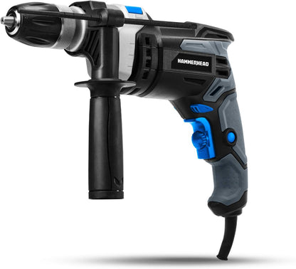 7.5=AMP 1/2-INCH CORDED HAMMER DRILL WITH 6 BITS