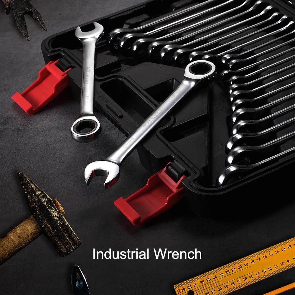 72-TOOTH 22-PIECE KEYS RATCHET WRENCH SET