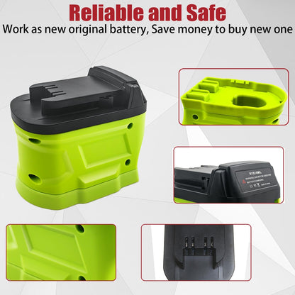 BATTERY ADAPTER CONVERTER MILWAUKEE REPLACE WITH RYOBI