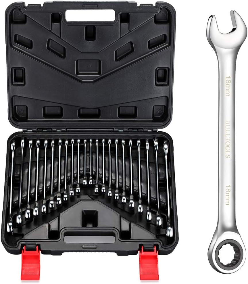 72-TOOTH 22-PIECE KEYS RATCHET WRENCH SET