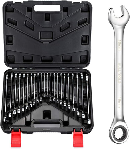 72-TOOTH 22-PIECE KEYS RATCHET WRENCH SET