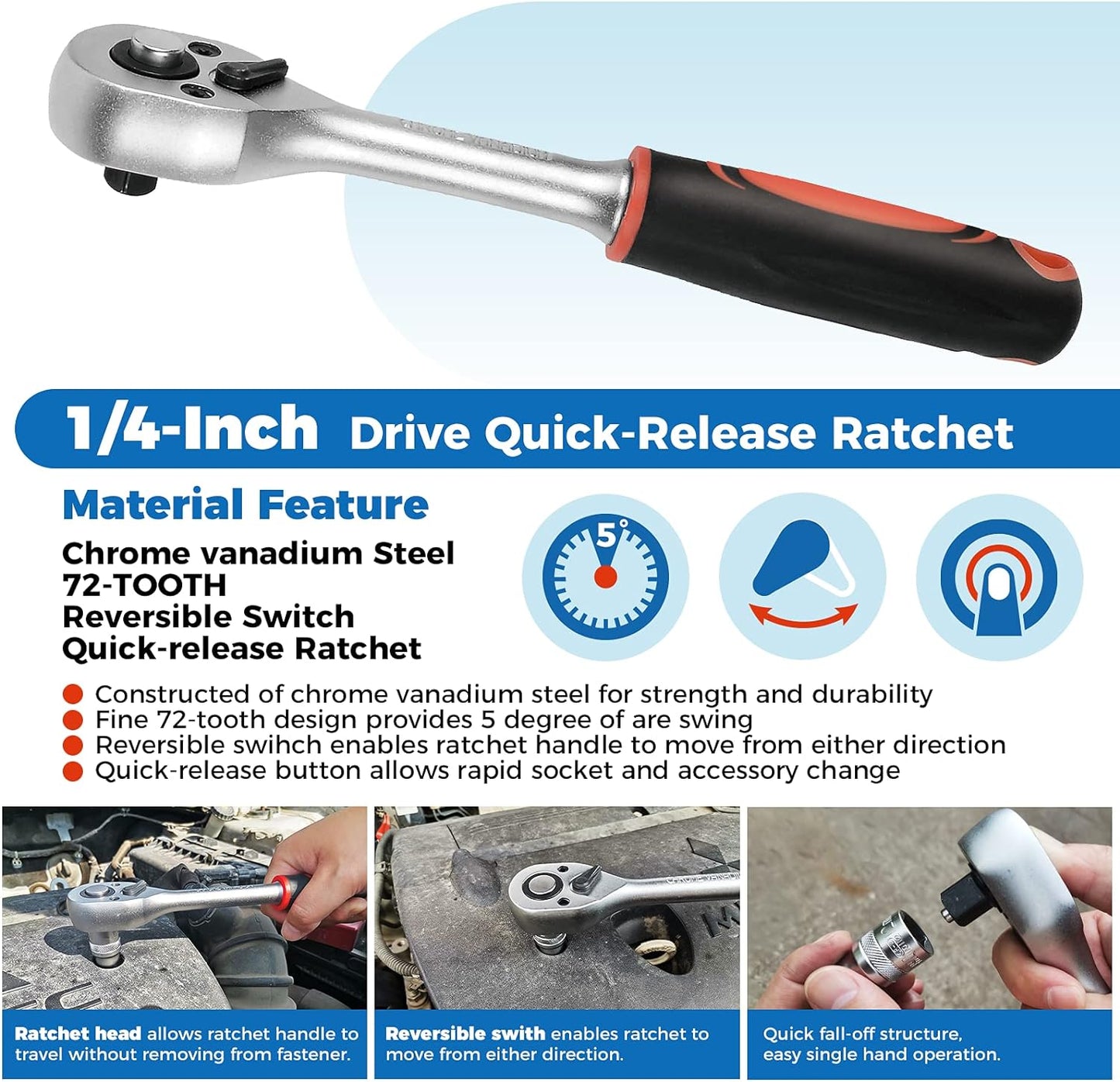 1/4 RATCHET WRENCH