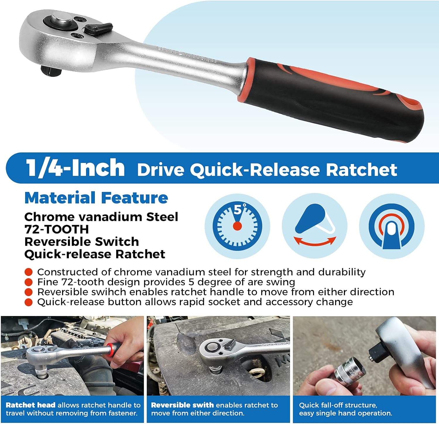 1/4 RATCHET WRENCH