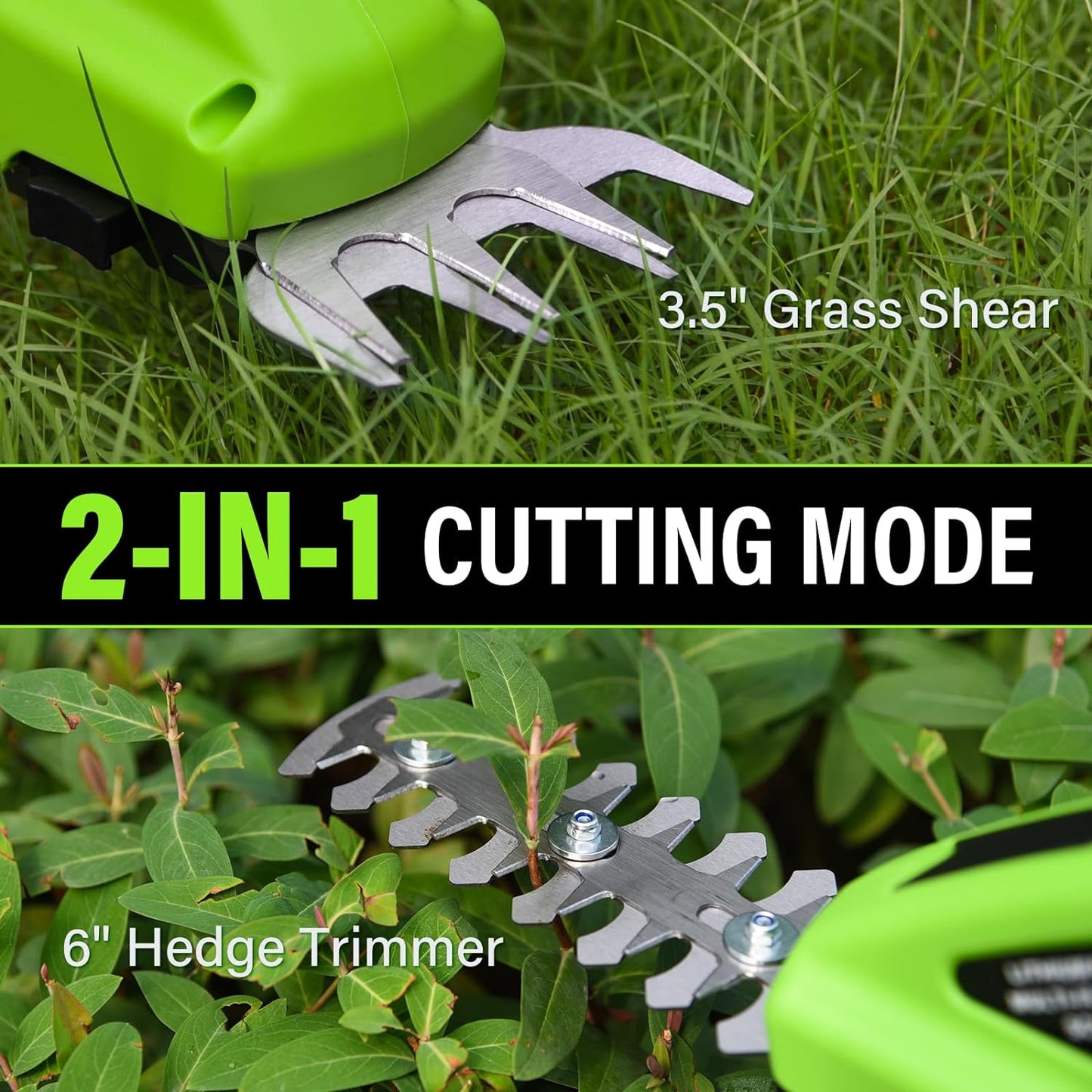 CORDLESS HEDGE TRIMMER WITH BATTERY AND CHARGER