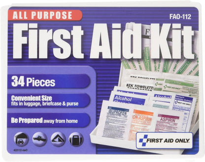 34-PIECE FIRST AID KIT